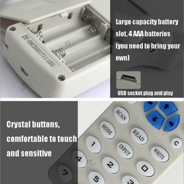 Zonsin ZX-08CD ID Card Duplicator RFID Smart Card Sensor, Zonsin ZX-08CD Zonsin ZX-08CD ID Card Duplicator RFID Smart Card Sensor, Zonsin ZX-08CD